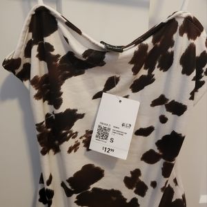 Cow print bodysuit